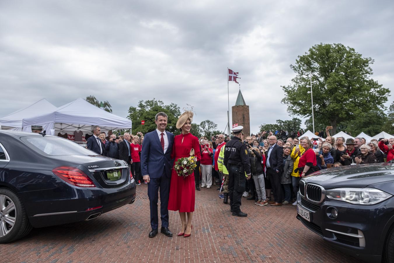 Frederik og Mary til Dannebrog 800 år