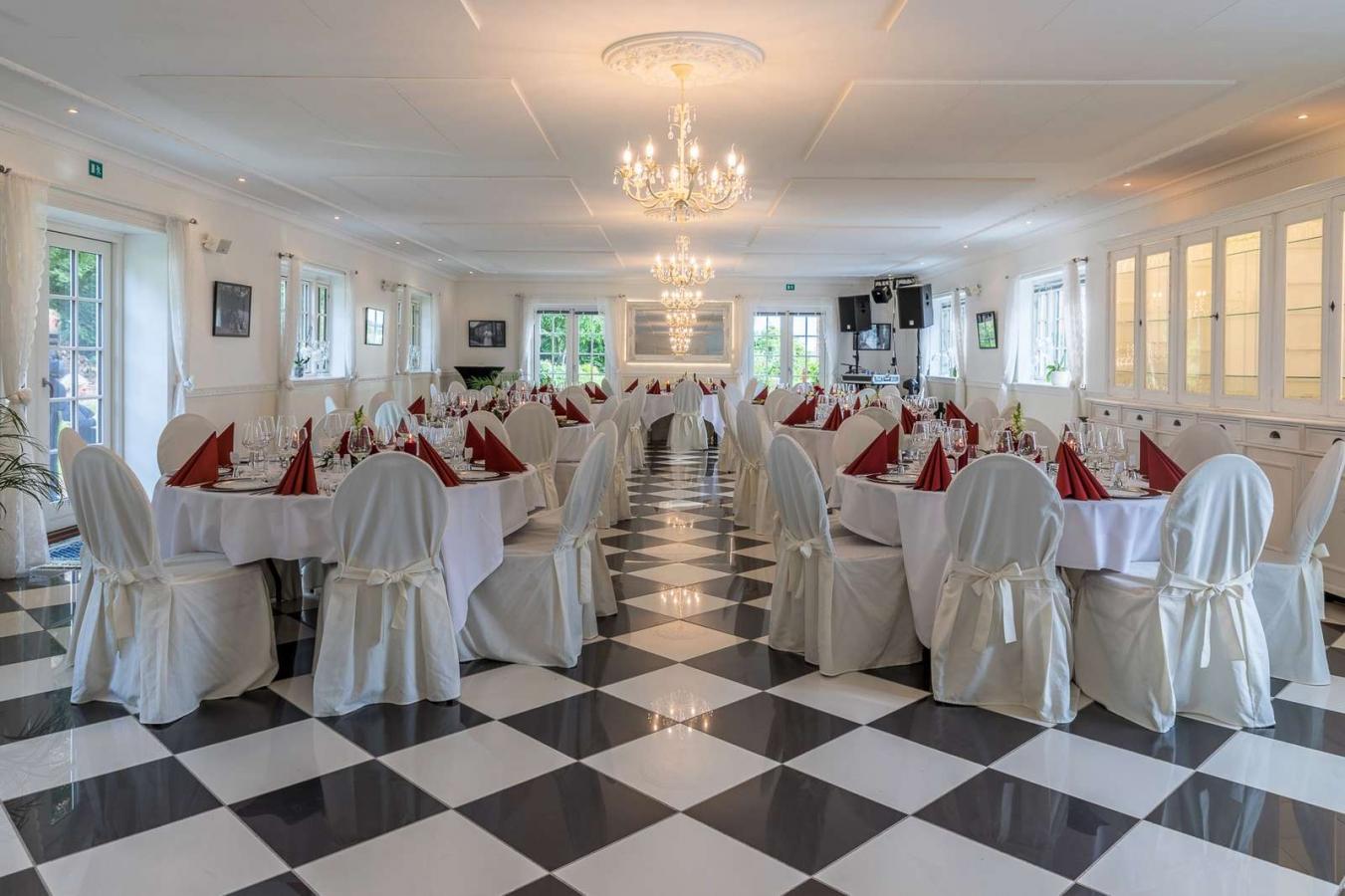 Bryllups opsætning Jungshoved Præstegård