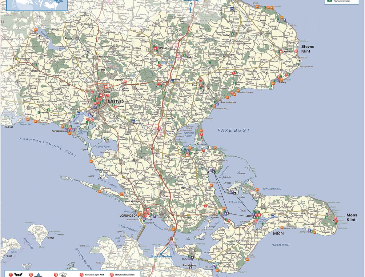 Kort over SydkystDanmark