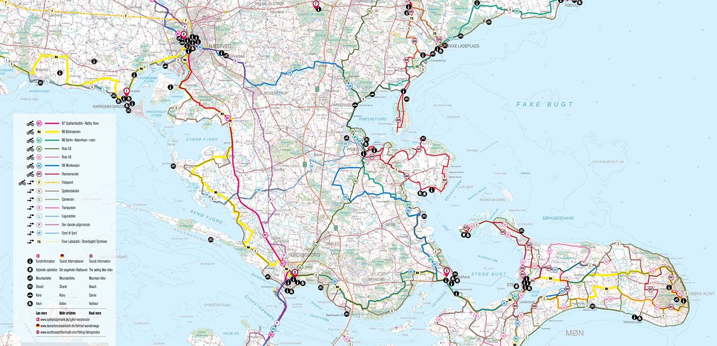 Kort over SydkystDanmark