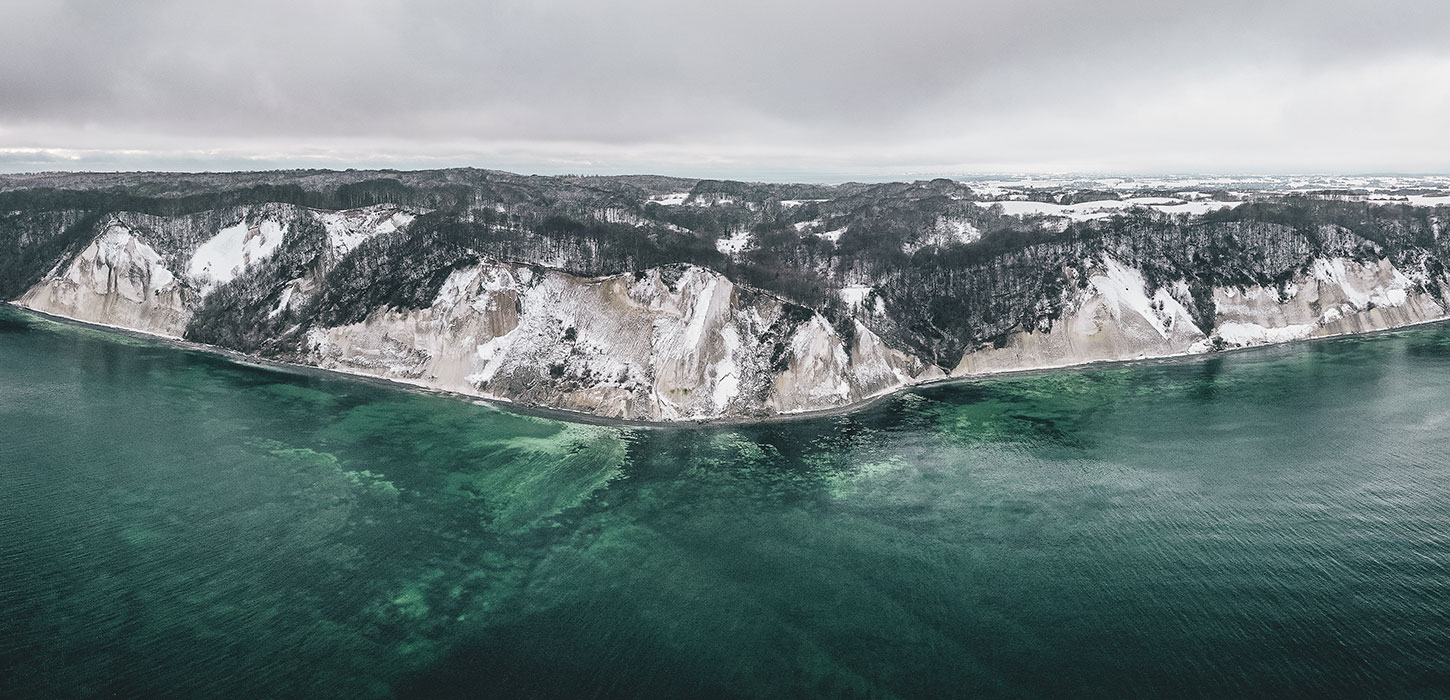 Møns Klint vinter