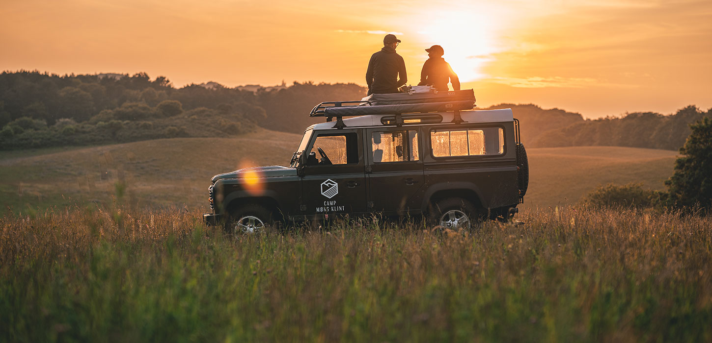 Land rover på Møn